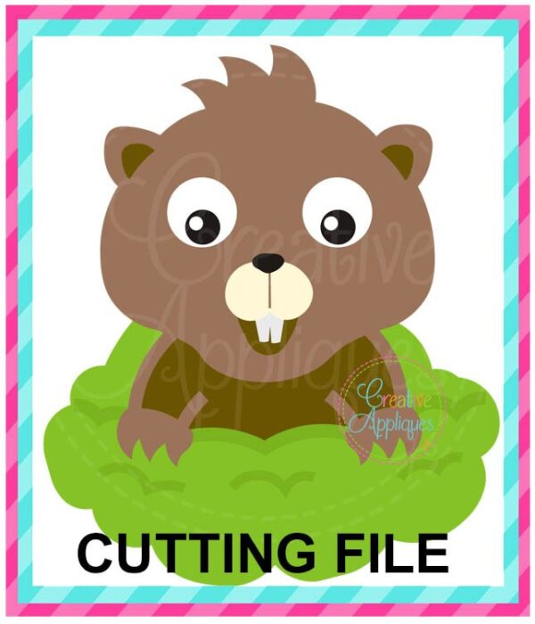 Groundhog Cutting File SVG DXF EPS