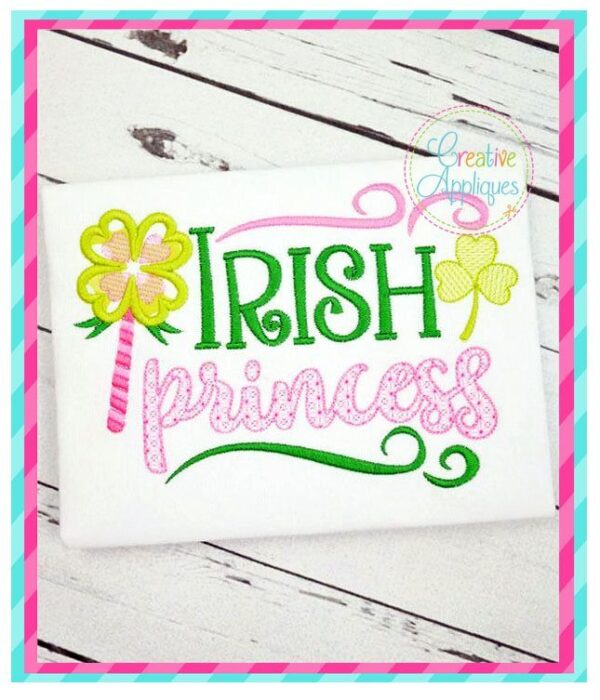 St Patrick's Word Set Applique - Image 3