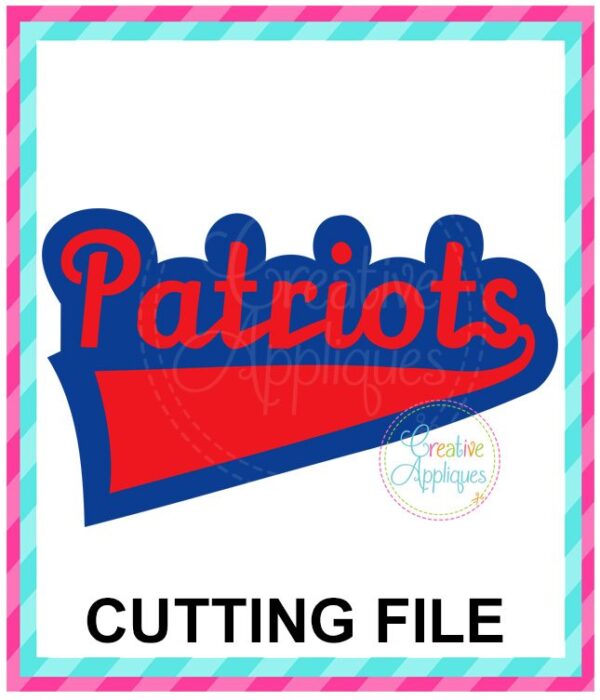 Patriots Cutting File SVG DXF EPS