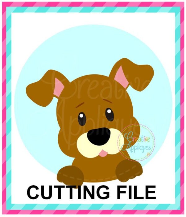 Dog Circle Cutting File SVG DXF EPS