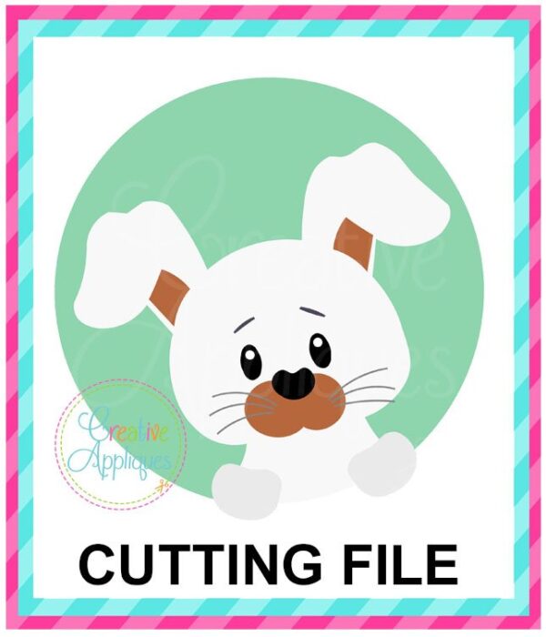 Rabbit Circle Cutting File SVG DXF EPS