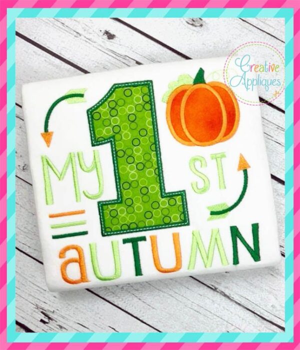 My 1st Autumn Applique