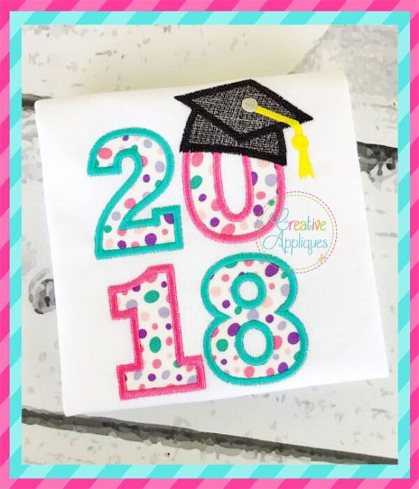 2018 Graduation Applique