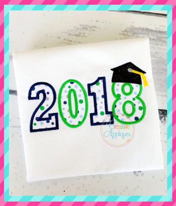 2018 Graduation Applique