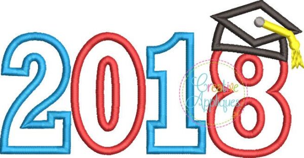 2018 Graduation Applique - Image 2