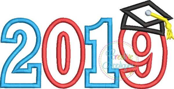 2019 Graduation Applique - Image 2