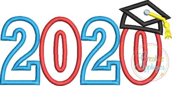 2020 Graduation Applique - Image 2