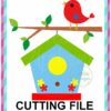 Birdhouse SVG cut file