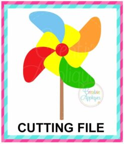 Pinwheel SVG cut file