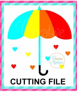 Umbrella SVG cut file