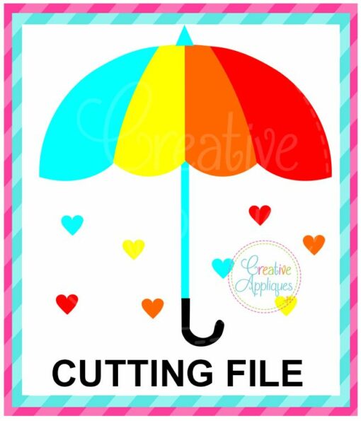 Umbrella SVG cut file