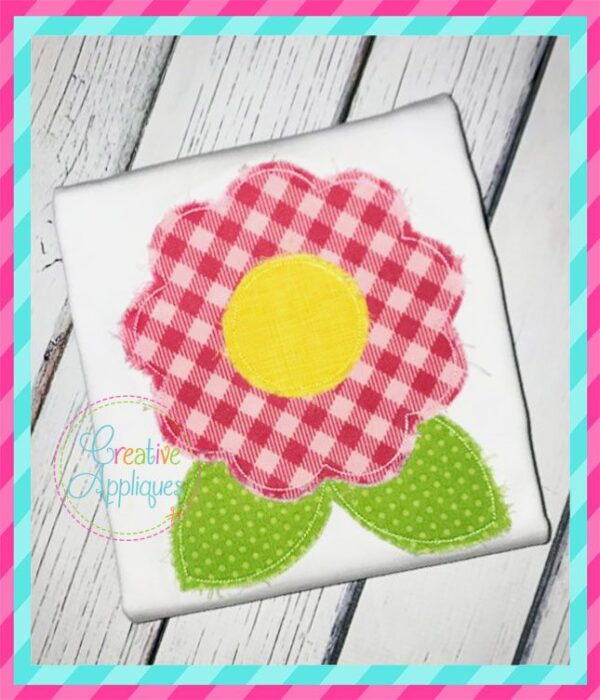 Raggy Flower Applique 1