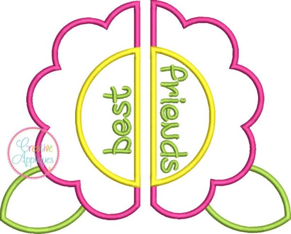 bff-best-friends-flower-embroidery-applique-design-creative-appliques