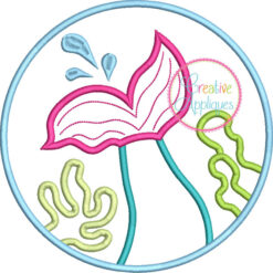 mermaid-tail-circle-embroidery-applique-design-creative-appliques