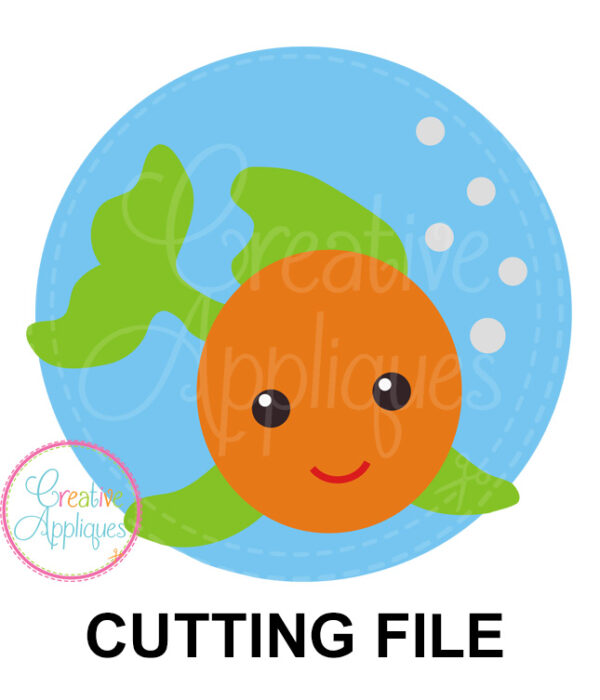 Fish Circle Cutting File SVG DXF EPS