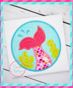 mermaid-tail-circle-embroidery-applique-design-creative-appliques