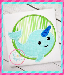 narwhal-circle-unicorn-fish-embroidery-applique-design-creative-appliques