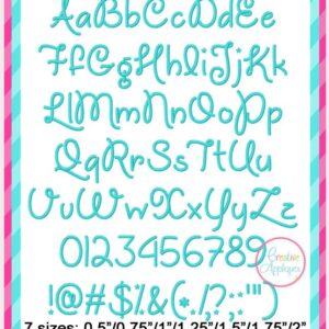 unicorns are awesome alphabet font