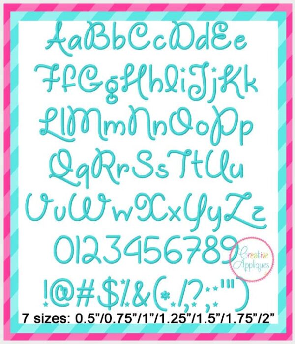 unicorns are awesome alphabet font