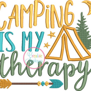 camping-is-my-therapy-embroidery-applique-design-creative-appliques