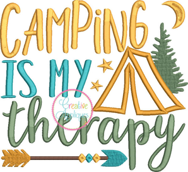 camping-is-my-therapy-embroidery-applique-design-creative-appliques