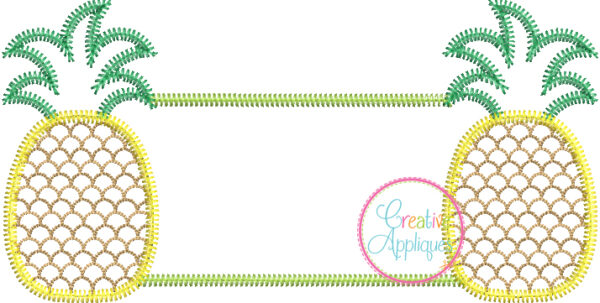 pineapple-frame-embroidery-applique-design-creative-appliques