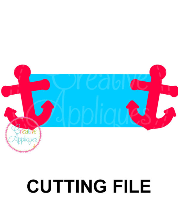 Anchor Frame Cutting File SVG DXF EPS