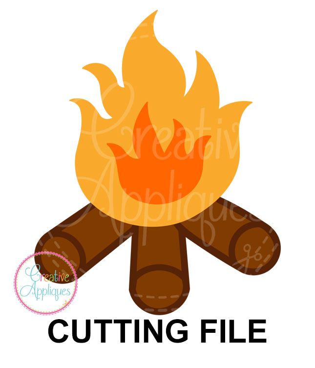 Download Campfire Cutting File Svg Dxf Eps Creative Appliques