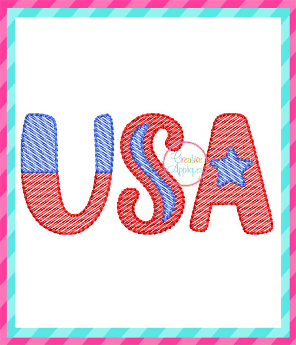 USA Miniature Embroidery