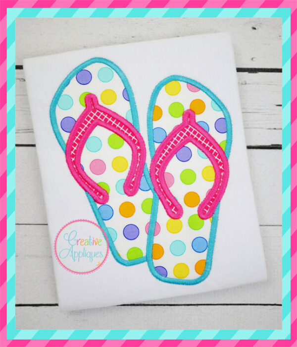 Flip Flops Applique