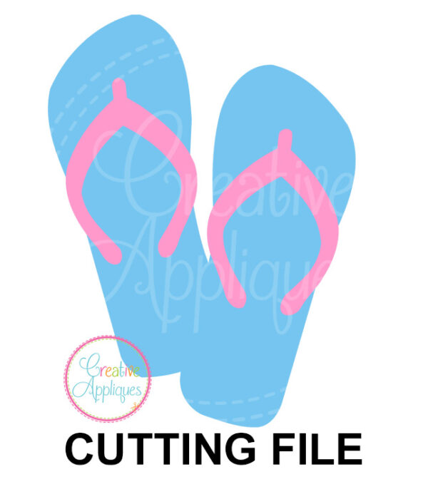 Flip Flops Cutting File SVG DXF EPS