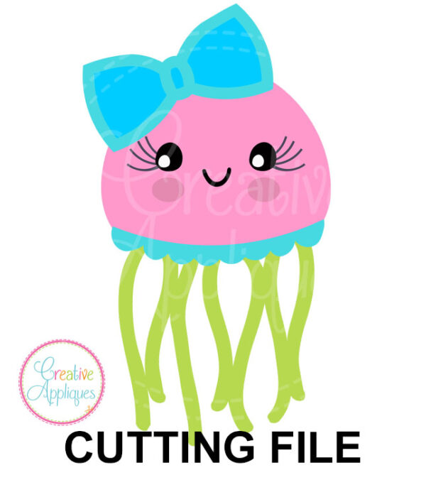 Jellyfish Girl Cutting File SVG DXF EPS