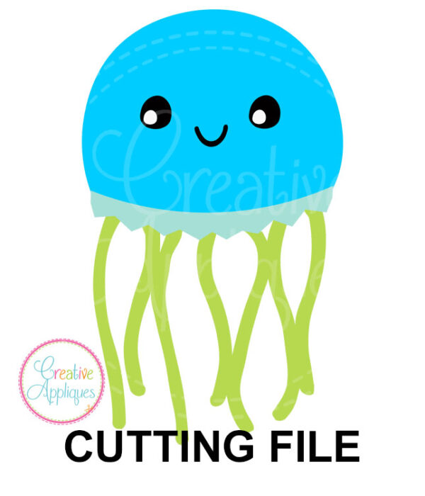 Jellyfish Cutting File SVG DXF EPS