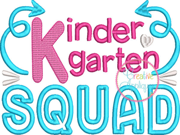 Kindergarten Squad Applique - Image 3