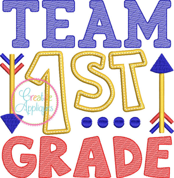 Team 1st Grade Applique - Image 2