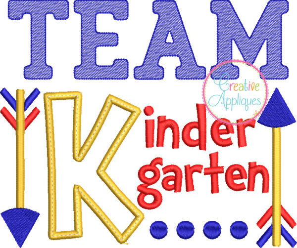 Team Kindergarten Applique - Image 2