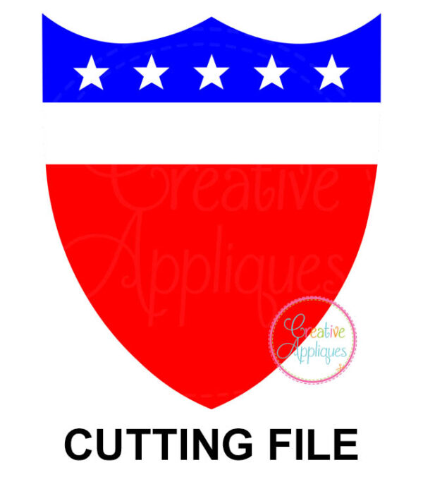 American Shield Cutting File SVG DXF EPS