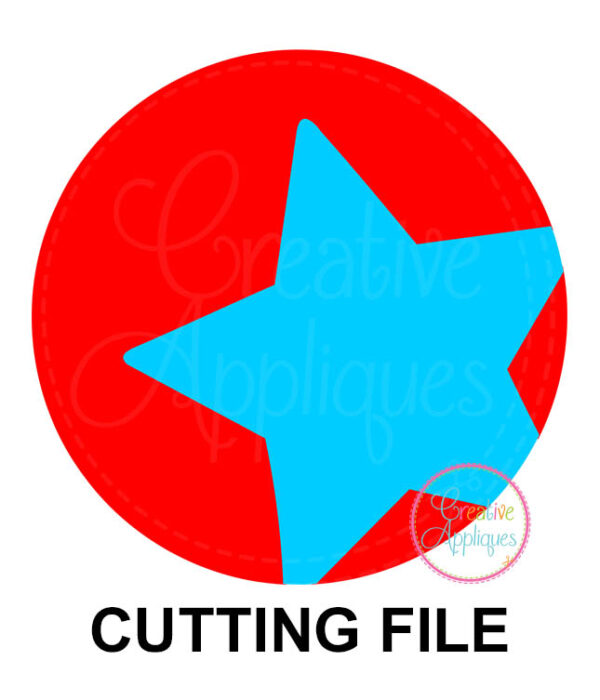 Circle Star Cutting File SVG DXF EPS