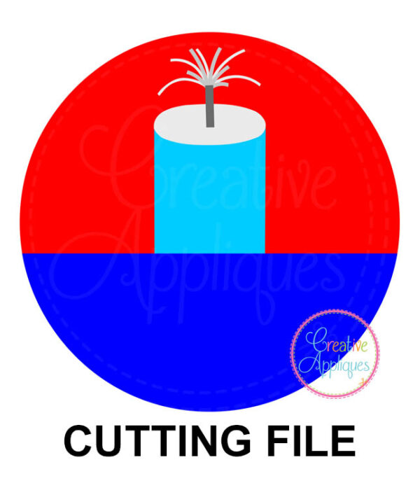 Split Circle Firework Cutting File SVG DXF EPS