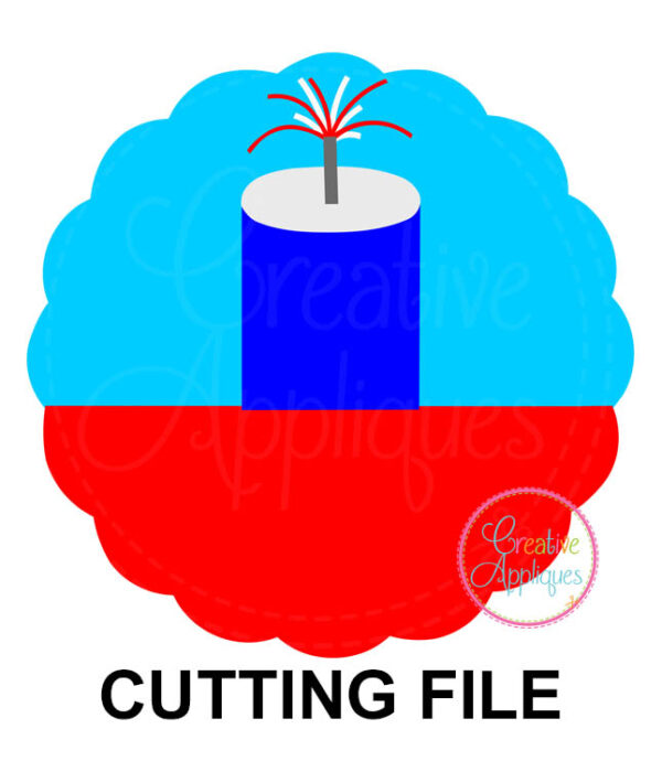 Split Scallop Firework Cutting File SVG DXF EPS