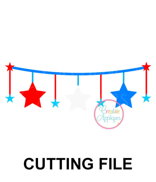 Hanging Stars Cutting File SVG DXF EPS