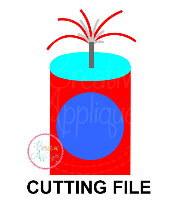 Monogram Firework Cutting File SVG DXF EPS