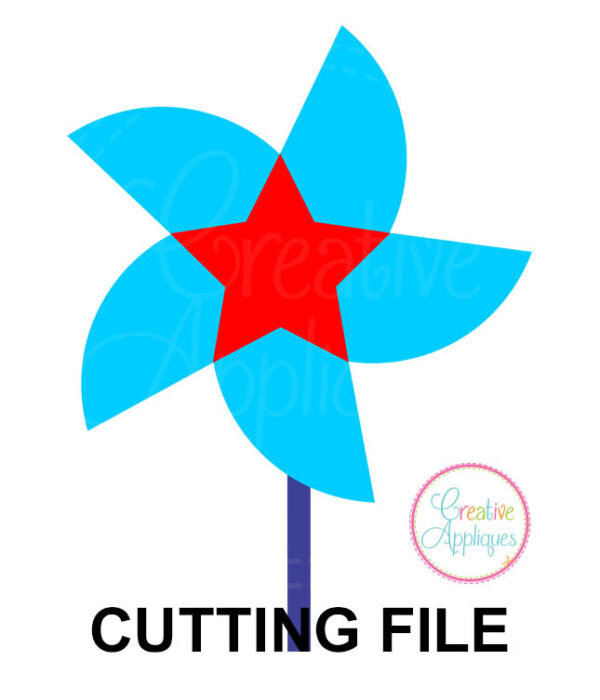 Pinwheel Cutting File SVG DXF EPS