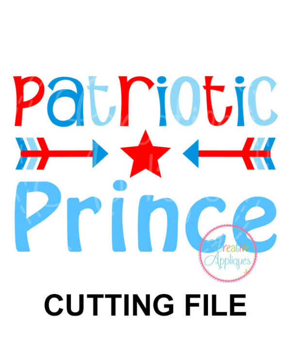 Patriotic Prince Cutting File SVG DXF EPS