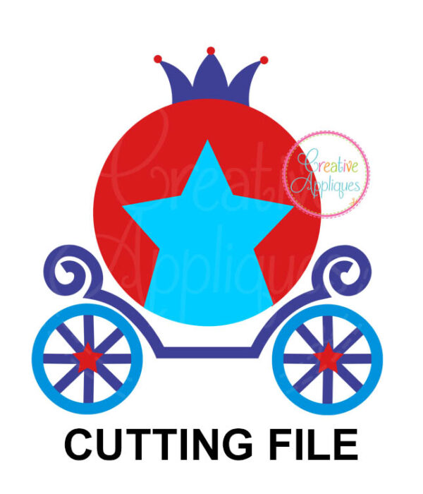 Patriotic Carriage Cutting File SVG DXF EPS