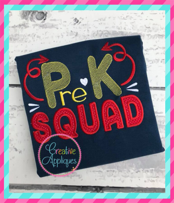 Pre-K Squad Applique