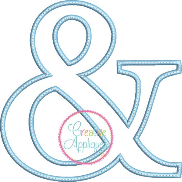 Ampersand Applique - Image 2