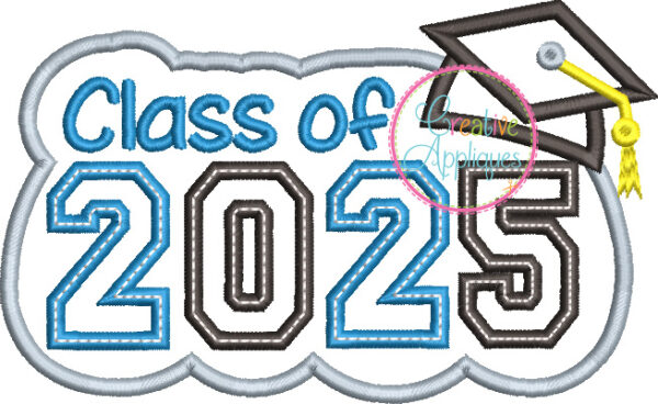 Class of 2025 Applique - Image 2