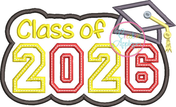 Class of 2026 Applique - Image 2