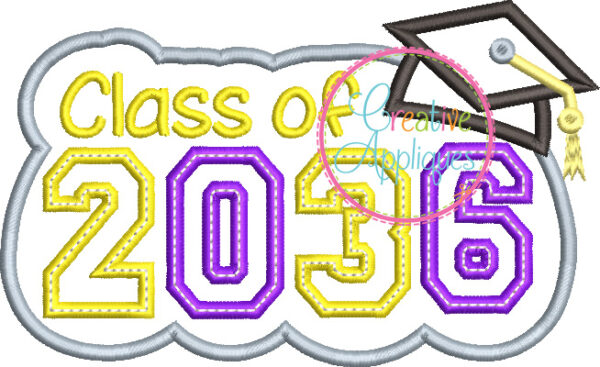 Class of 2036 Applique - Image 2